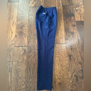 Figs Navy Blue Yola Skinny scrub XS-tall